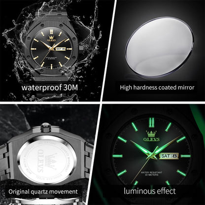 Classic Mens Silver Watches, Waterproof Dress Watches for Men